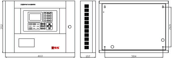 LDK800<a href=http://www.pkej.com.cn/dianqihuozai/ target=_blank class=infotextkey>電氣火災監控</a>設備